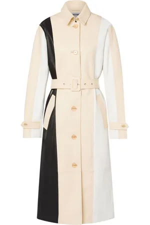Moschino Læderfrakke med colourblocking