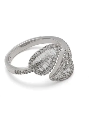 Anita Blad-diamantring i 18 karat hvidguld