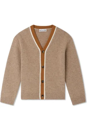 BONPOINT Stribet Garfield cardigan i kashmir