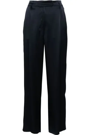Max Mara Amleto satin bukser med lige ben