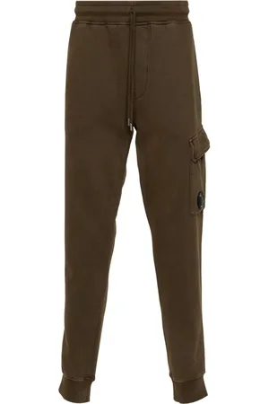 C.P. Company Joggingbukser i fleece med Lens-detalje