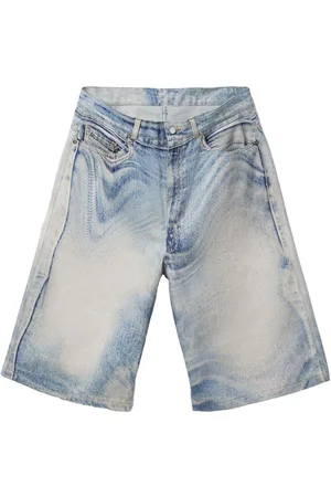 Camper Denimshorts med hvirveltryk