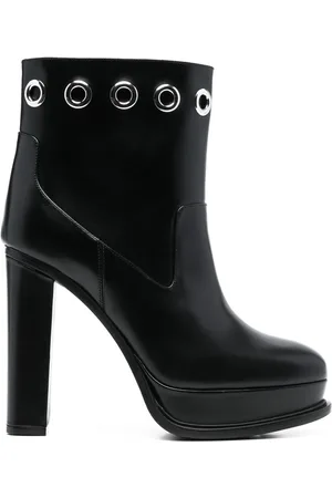 Alexander McQueen 130mm støvler med plateausål og snørehul