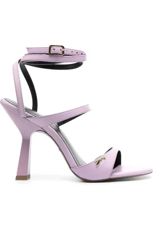 Patrizia Pepe 100mm sandaler i læder