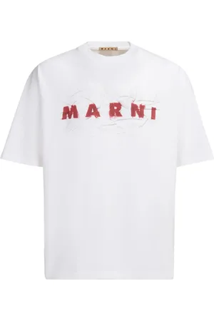 Marni T-shirt med logotryk