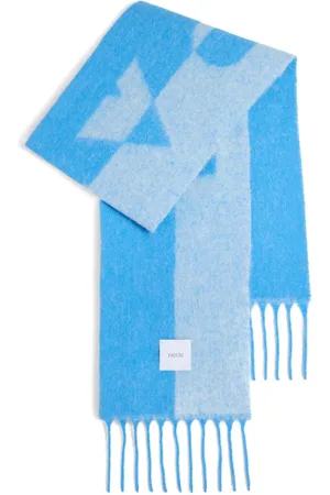 Patou Intarsia-strikket tørklæde med logo