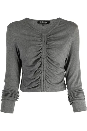 tout a coup Cropped cardigan med ruche