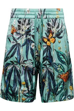 Nahmias Botaniske shorts i silkeblanding