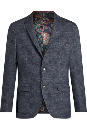 Etro Enkeltradet ternet blazer