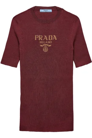 Prada Silketop med rund hals