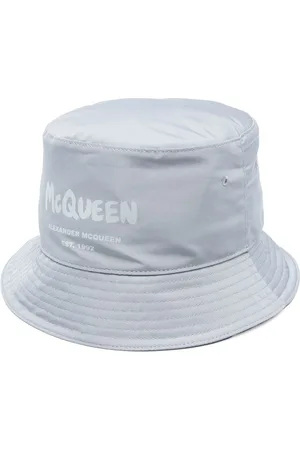 Alexander McQueen Bøllehat med logotryk