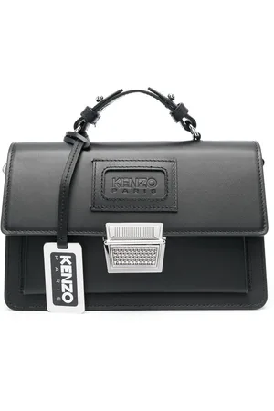 Kenzo Tote i læder med logo-prægning