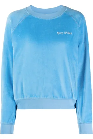 Sporty & Rich Sweatshirt med broderet logo