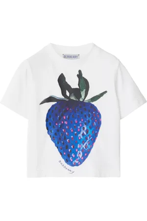 Burberry T-shirt med jordbærtryk