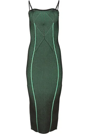 FLEUR DU MAL Ribstrikket tube-kjole