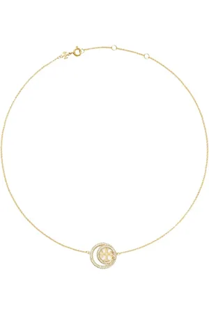 Tory Burch Miller Double Ring halskæde med vedhæng