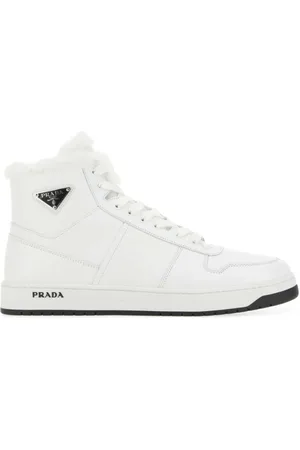 Prada High-top sneakers i læder