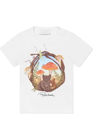 Roberto Cavalli T-shirt med tryk