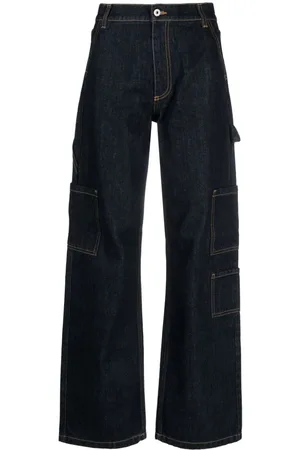 Halfboy Højtaljede jeans med lige ben