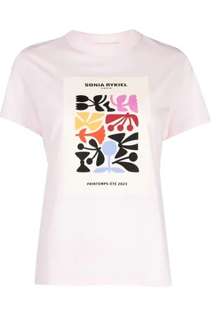 Sonia by Sonia Rykiel T-shirt i bomuld med logotryk