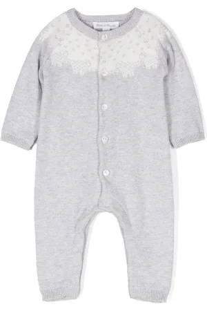Tartine Et Chocolat Pyjamas i intarsia-strik med mønster
