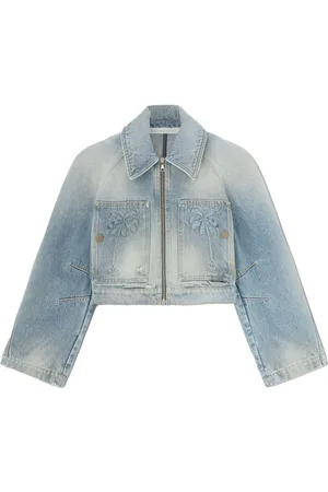 Palm Angels Cropped denimjakke