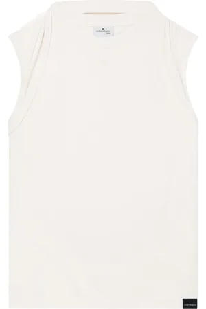 Courrèges T-shirt med draperet detalje