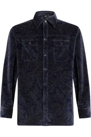 Etro Chenille-skjorte i jacquard