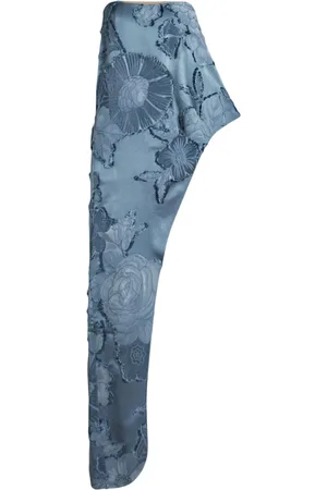 Etro Asymmetrisk top i blomstret jacquard