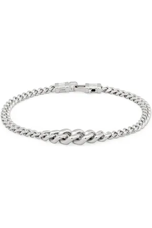 TOM WOOD Dean panserkæde-armbånd i sterling sølv