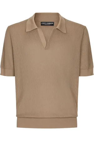 Dolce & Gabbana Ribstrikket polo