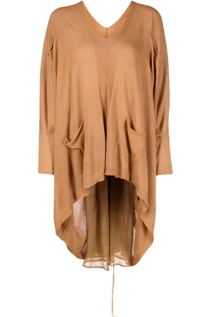MASNADA Strikket bluse med V-hals