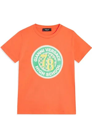 VERSACE T-shirt med varsity-logotryk