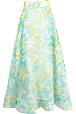 ZIMMERMANN Kort blomstret High Tide blondenederdel