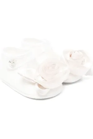 MONNALISA Hjemmesko med blomstret applikation
