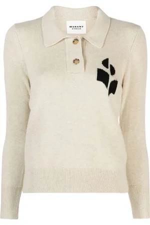 Marant Etoile Polo-sweatshirt i strik