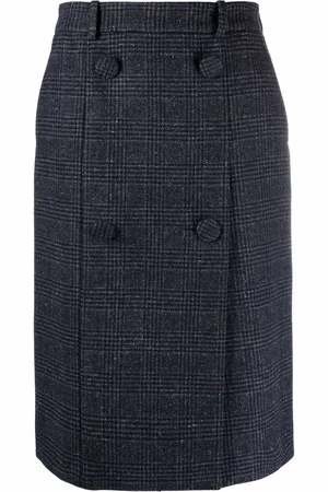 Nina Ricci Ternet mini uldnederdel
