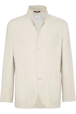 Brunello Cucinelli Enkeltradet blazer i kashmir