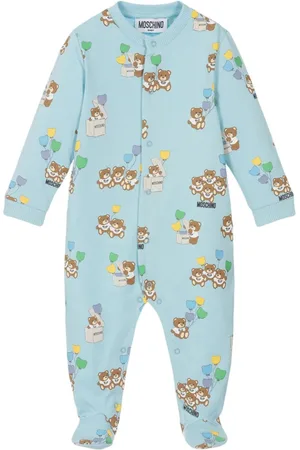 Moschino Teddy and Balloon bodysuit med logotryk