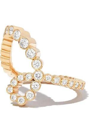 SOPHIE BILLE BRAHE Ensemble snoet diamantring i 18 karat guld