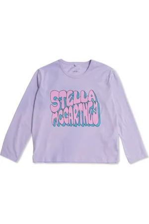 Stella McCartney Langærmet T-shirt med grafisk tryk