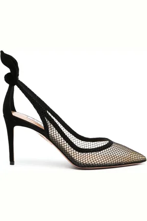 Aquazzura 85mm pumps med mesh-paneler