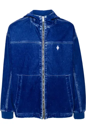 MARCELO BURLON Cross jakke i velour