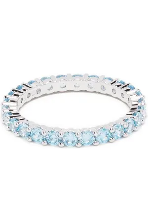 Swarovski Ring med rund stenudsmykning