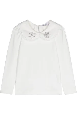 MONNALISA T-shirt med kravedetalje