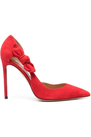 Aquazzura Very Bow Tie 105 mm pumps
