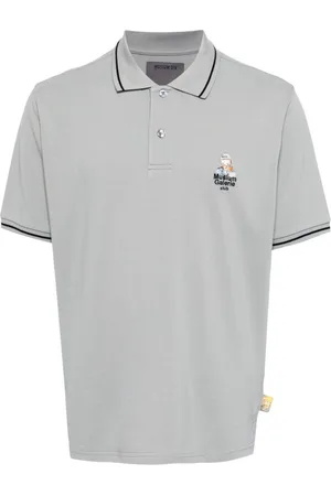 Musium Div. Polo med logo-applikatiæon