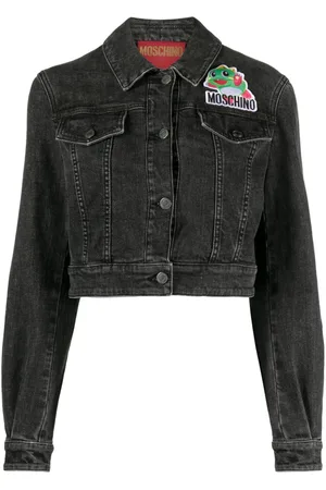 Moschino Cropped denimjakke