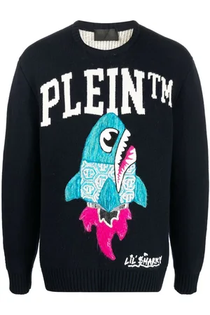 Philipp Plein Trøje med rund hals og logotryk