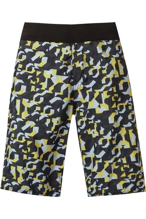 AMIR SLAMA Badeshorts med geometrisk tryk